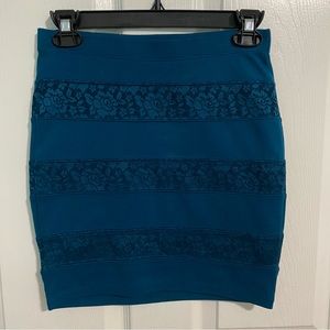 Forever 21 - Blue Laced Pencil Skirt